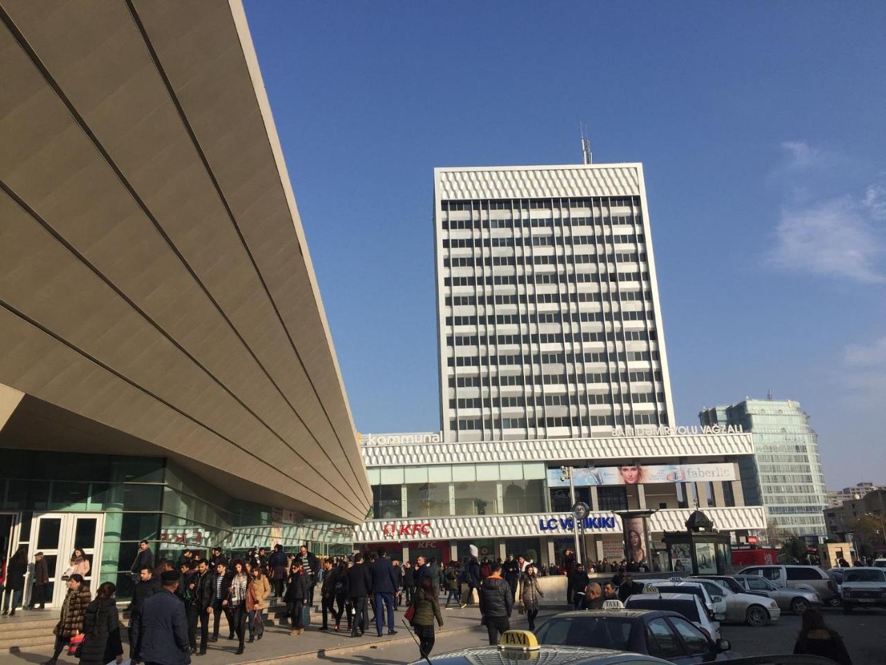 Demir Yol Plaza Hotel Baku Exterior photo