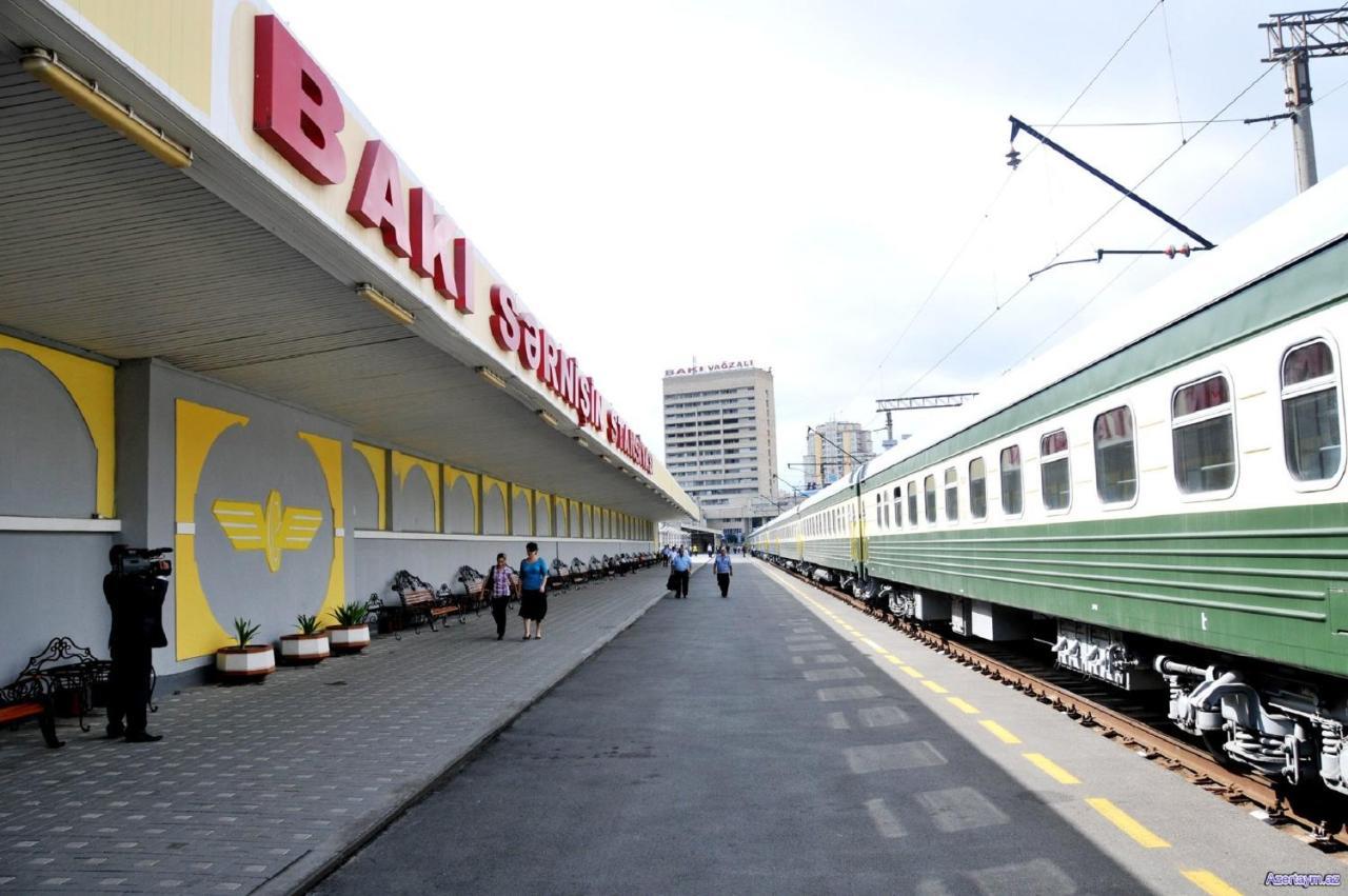 Demir Yol Plaza Hotel Baku Exterior photo